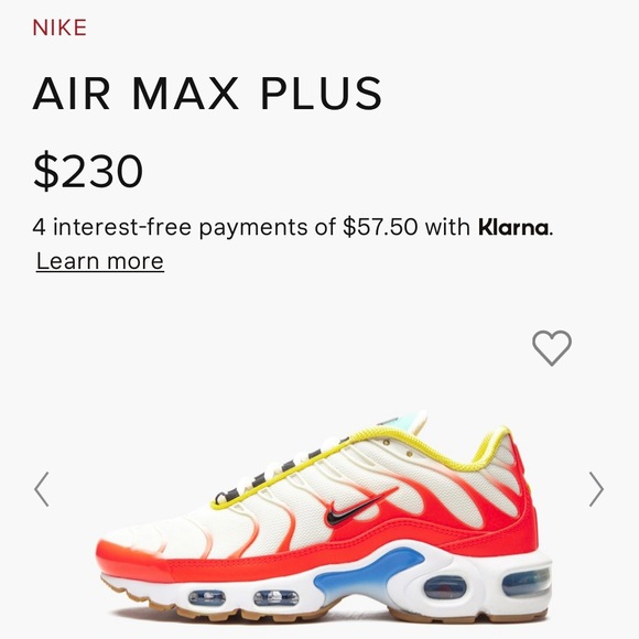 Nike Shoes - NIKE Air Max Plus TN Legend Of Her Tropical running shoes size 8 NWT